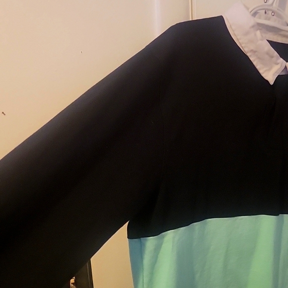 Mens polo shirt by empyre size XL color black turquoise white - Picture 6 of 11